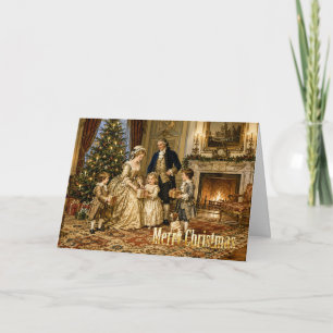 Cartes Pour Fêtes Annuelles Réunion de famille pour Noël en Géorgie