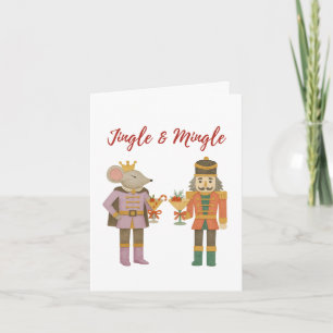 Cartes Pour Fêtes Annuelles Réunion de fête Jingle et Mingle Casse-Noisette