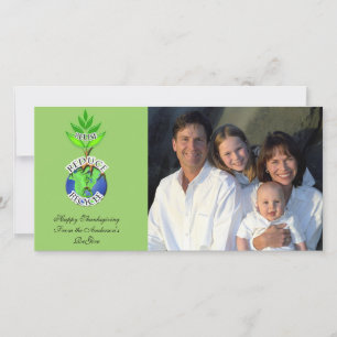 Cartes Pour Fêtes Annuelles Réutiliser Réduire Recycler Redonner