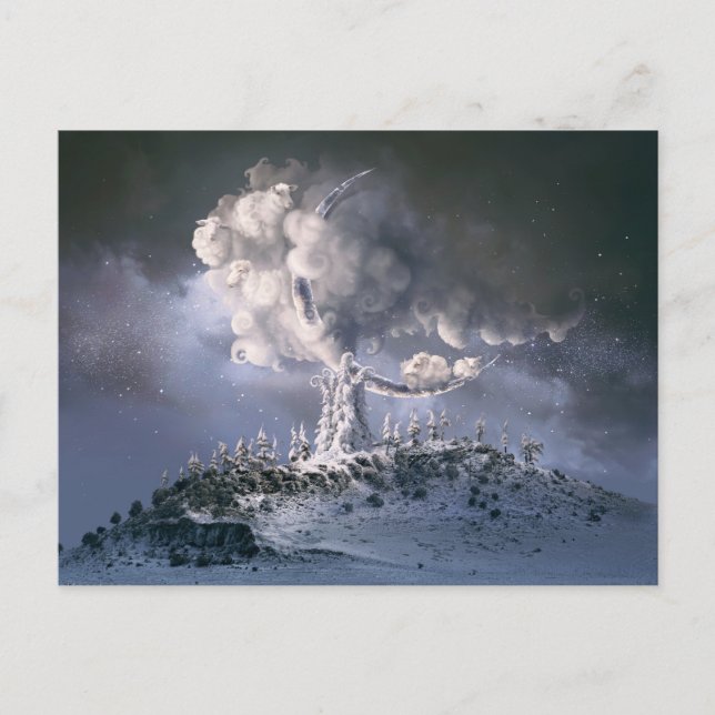 Cartes Pour Fêtes Annuelles rêve de Noël (Devant)