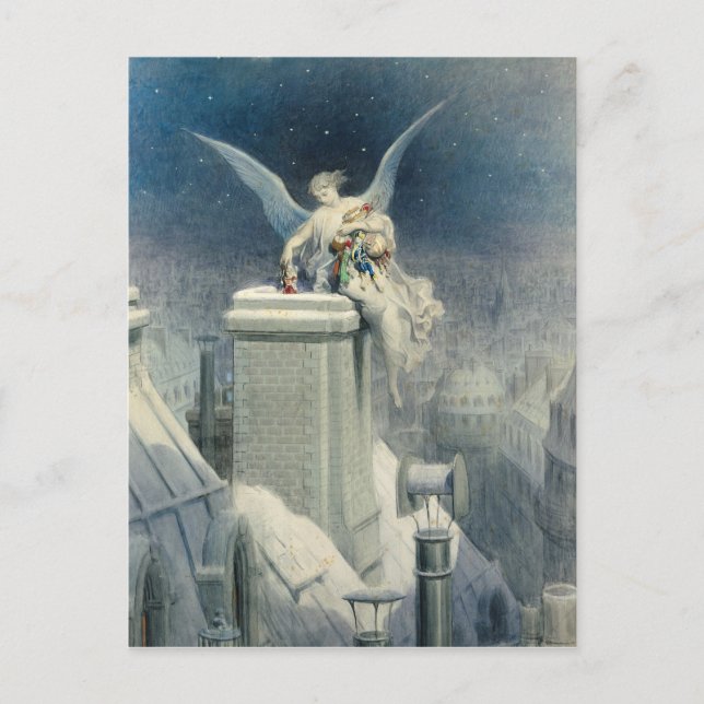 Cartes Pour Fêtes Annuelles Réveillon de Noël (Devant)