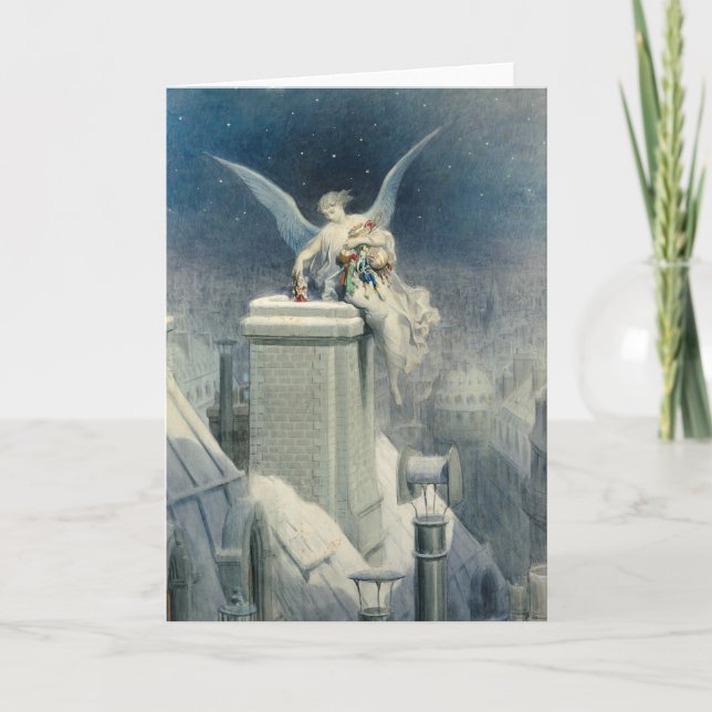 Cartes Pour Fêtes Annuelles Réveillon de Noël (Devant)