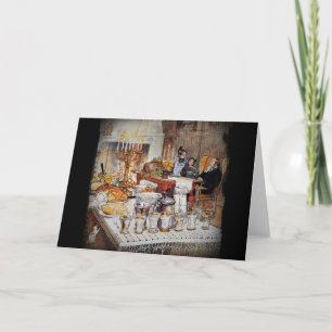 Cartes Pour Fêtes Annuelles Réveillon de Noël Julaftonen