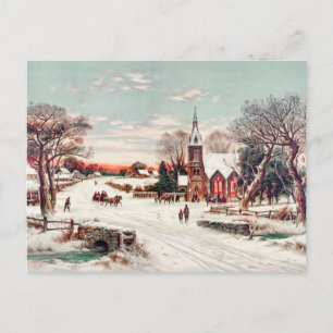 Cartes Pour Fêtes Annuelles Réveillon de Noël par Hoover & Son Peinture Holida