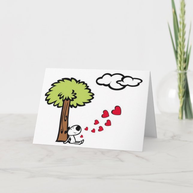 Cartes Pour Fêtes Annuelles Rêver d'amour (Devant)