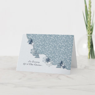 Cartes Pour Fêtes Annuelles Rêver d'un Noël blanc