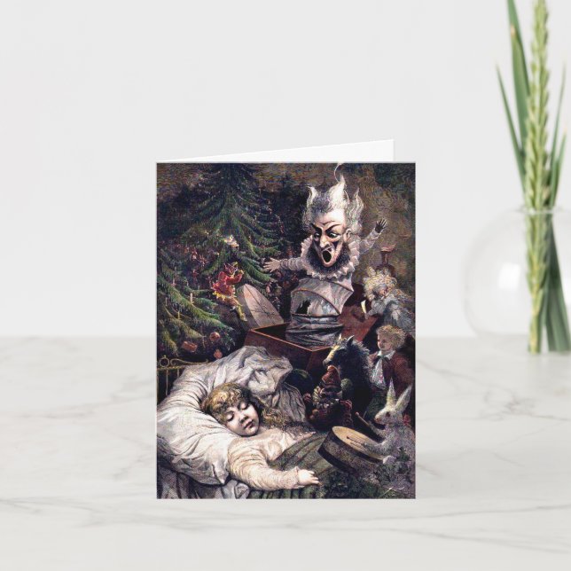 Cartes Pour Fêtes Annuelles Rêves de Noël (Devant)