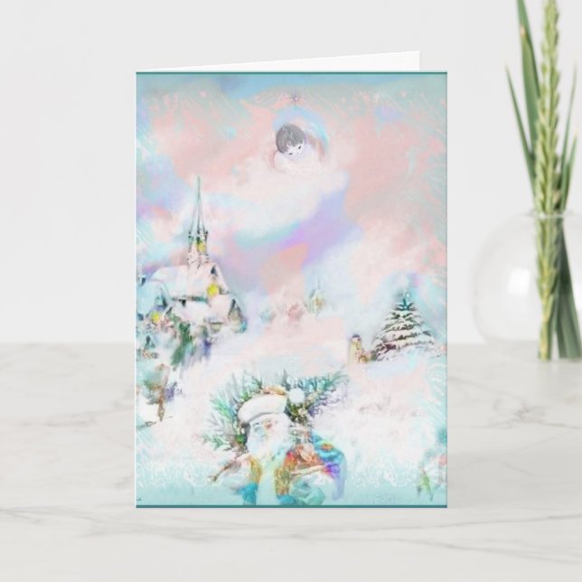 Cartes Pour Fêtes Annuelles Rêves de Noël (Devant)