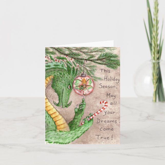 Cartes Pour Fêtes Annuelles Rêves de vacances (Devant)