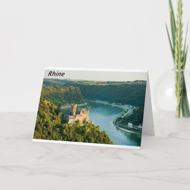 Cartes Pour Fêtes Annuelles Rhin Allemagne Angie. (Devant)