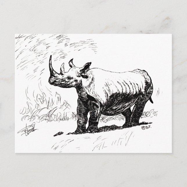 CARTES POUR FÊTES ANNUELLES RHINO (Devant)