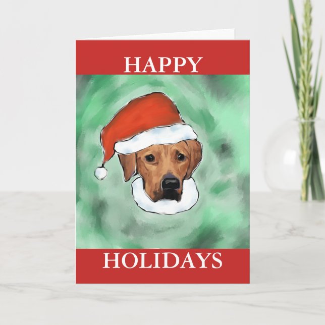 Cartes Pour Fêtes Annuelles Rhodesian Ridgeback (Devant)