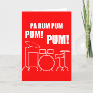 Cartes Pour Fêtes Annuelles Rhum Pum Pum Pum de PA