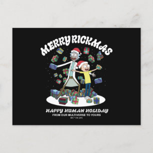 Cartes Pour Fêtes Annuelles Rick et Morty   Merry Rickmas Présente