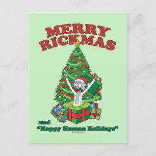 Cartes Pour Fêtes Annuelles Rick et Morty   Portail Rick Joyeux Rickmas