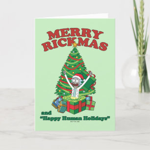 Cartes Pour Fêtes Annuelles Rick et Morty   Portail Rick Joyeux Rickmas