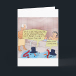 Cartes Pour Fêtes Annuelles Rick London Comic Snowman Dons Amusants<br><div class="desc">Vous regardez un cadeau, tee, tasse, coque d'appareil mobile, sac extravagant, casquette, porte - clé ou tout autre cadeau de collection créé par Rick London de Google #1 rangé offbeat Londons Times Cartoons. Cet article est intitulé "Vacances de Snowman". Chaque article est produit à partir de matériaux de la plus...</div>