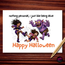 Rien de personnel J'aime être en vie Halloween