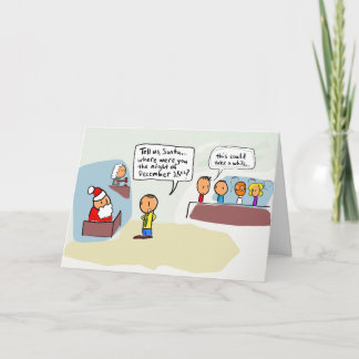 Cartes Pour Fêtes Annuelles Rien mais un Joyeux Noël (coutume)