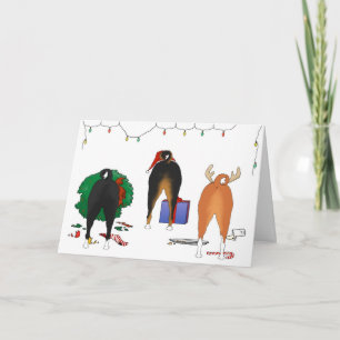 Cartes Pour Fêtes Annuelles Rien n'aboutent Noël de Basenji