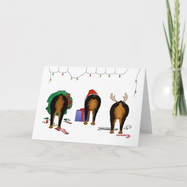 Cartes Pour Fêtes Annuelles Rien n'aboutent Noël de Rottie (Devant)