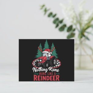 Cartes Pour Fêtes Annuelles Rien Ne Fonctionne Comme Un Tracteur De Noël De Re