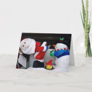 CARTES POUR FÊTES ANNUELLES RIEN QUE PÈRE NOËL SOUHAITE