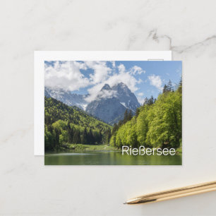Cartes Pour Fêtes Annuelles Riessersee Alpes Garmisch Partenkirchen Bavière