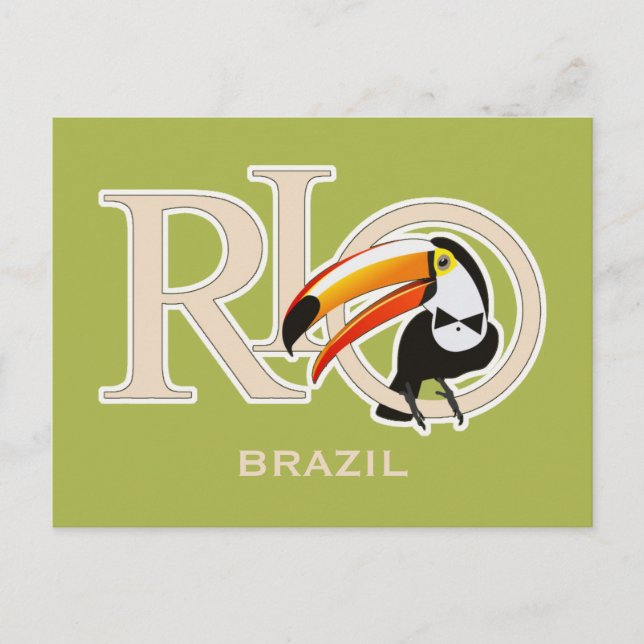 Cartes Pour Fêtes Annuelles Rio Brésil (Devant)