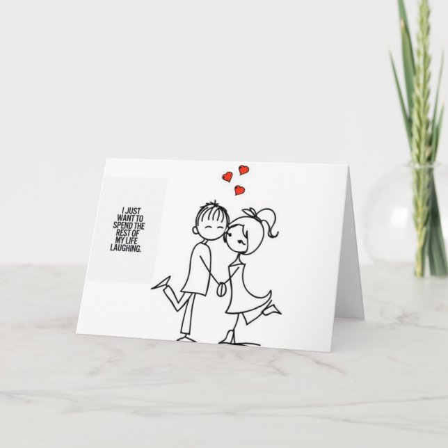 CARTES POUR FÊTES ANNUELLES *RIRE BEAUCOUP* *AIMER BEAUCOUP* AIMER POUR N'IMPO (Devant)