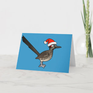 Cartes Pour Fêtes Annuelles Roadrunner mignon le père noël