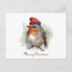 Cartes Pour Fêtes Annuelles Robin Winter Delight, personnalisé