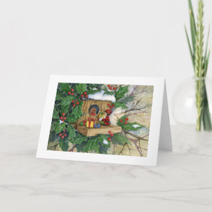 Cartes Pour Fêtes Annuelles Robins X Mas