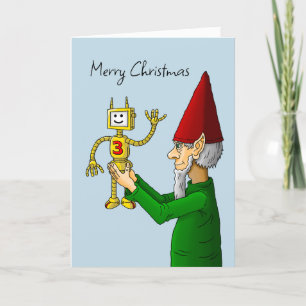 Cartes Pour Fêtes Annuelles Robot de jouets Elves
