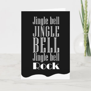 Cartes Pour Fêtes Annuelles Roche de Jingle Bell !