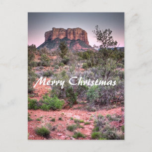 Cartes Pour Fêtes Annuelles Roche Sedona, Arizona de Bell. Joyeux Noël