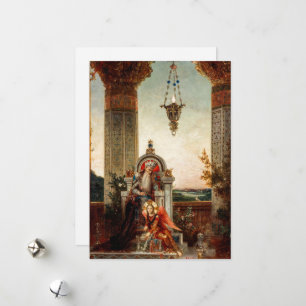 Cartes Pour Fêtes Annuelles Roi David, 1878 par Gustave Moreau