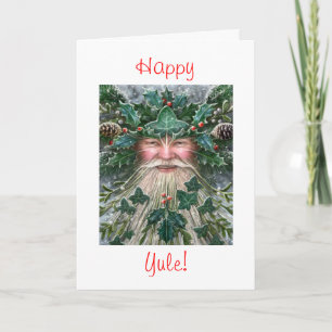 Cartes Pour Fêtes Annuelles Roi de houx