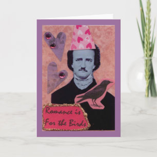 Cartes Pour Fêtes Annuelles Romance est pour les oiseaux