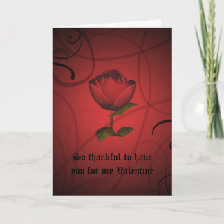 Cartes Pour Fêtes Annuelles Romance gothique Saint-Valentin