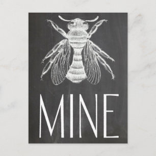 Cartes Pour Fêtes Annuelles romance mignon de valentine de mine d'abeille de