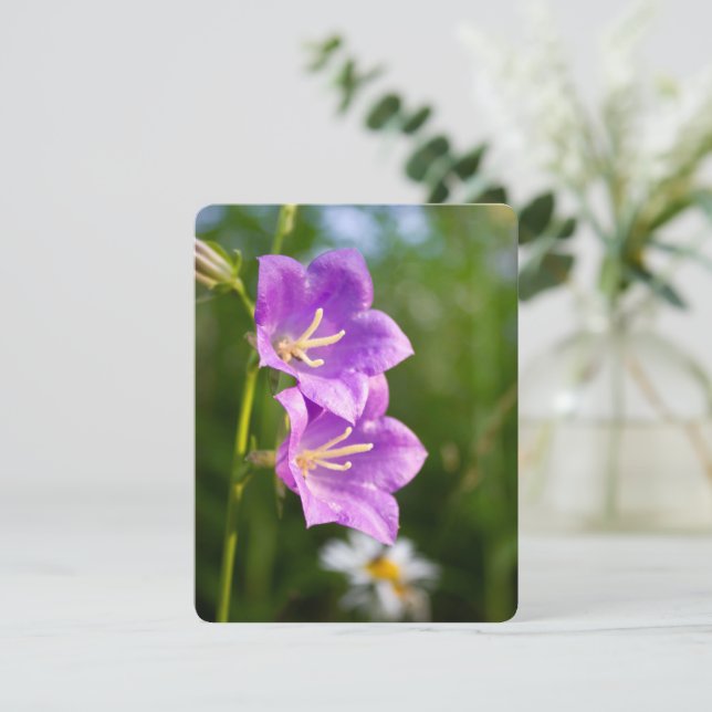Cartes Pour Fêtes Annuelles Romantic Flowers – Botanical Fantasy Garden (Debout devant)