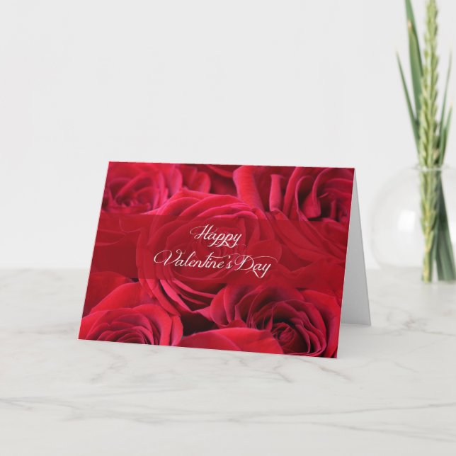 Cartes Pour Fêtes Annuelles Romantic Valentine (Devant)