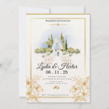 -Romantique-Rose-Aquarelle-Florale-Couple-Mariage-
