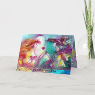 Cartes Pour Fêtes Annuelles ROMEO ET JULIET Balcon Scène Saint-Valentin