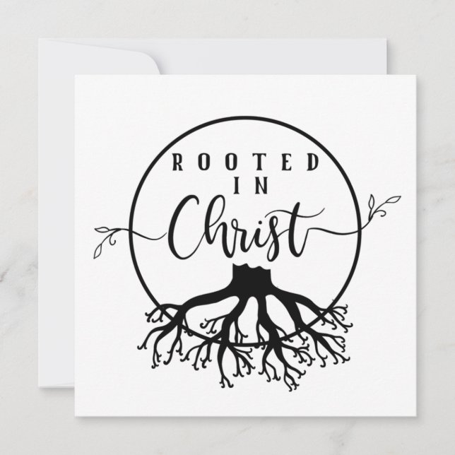 Cartes Pour Fêtes Annuelles Rooted in Christ (Devant)