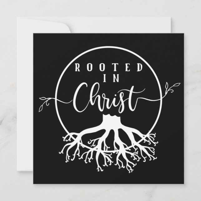 Cartes Pour Fêtes Annuelles Rooted in Christ (Devant)