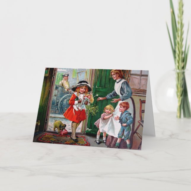 Cartes Pour Fêtes Annuelles Rosa C. Petherick : Présents pour les pauvres (Devant)