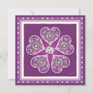 Cartes Pour Fêtes Annuelles Rosace bleu ou rouge pour bébé&enfant