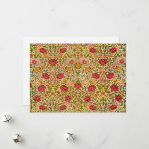 Cartes Pour Fêtes Annuelles Rose, 1883 par William Morris